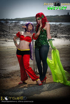 Cosplay Poison Ivy and Shantae