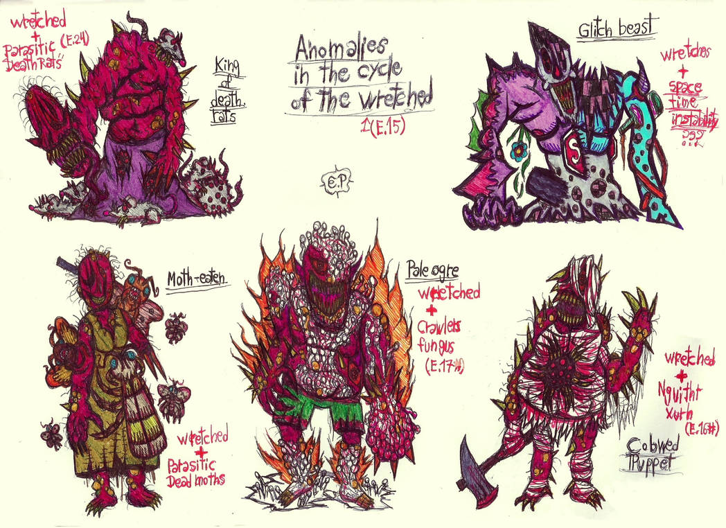 The backrooms entities: Wretches by EXe1-Pe4eZ on DeviantArt