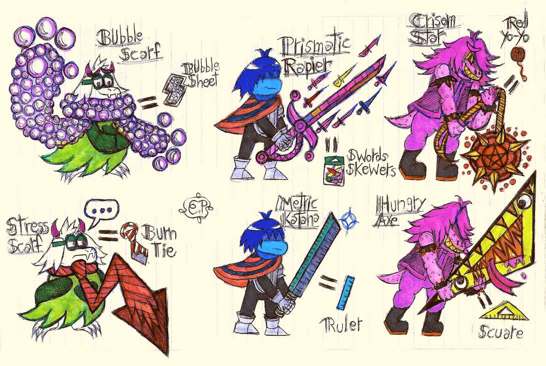 Delta Rune Weapons Deltarune Weapons (7) by EXe1-Pe4eZ on DeviantArt