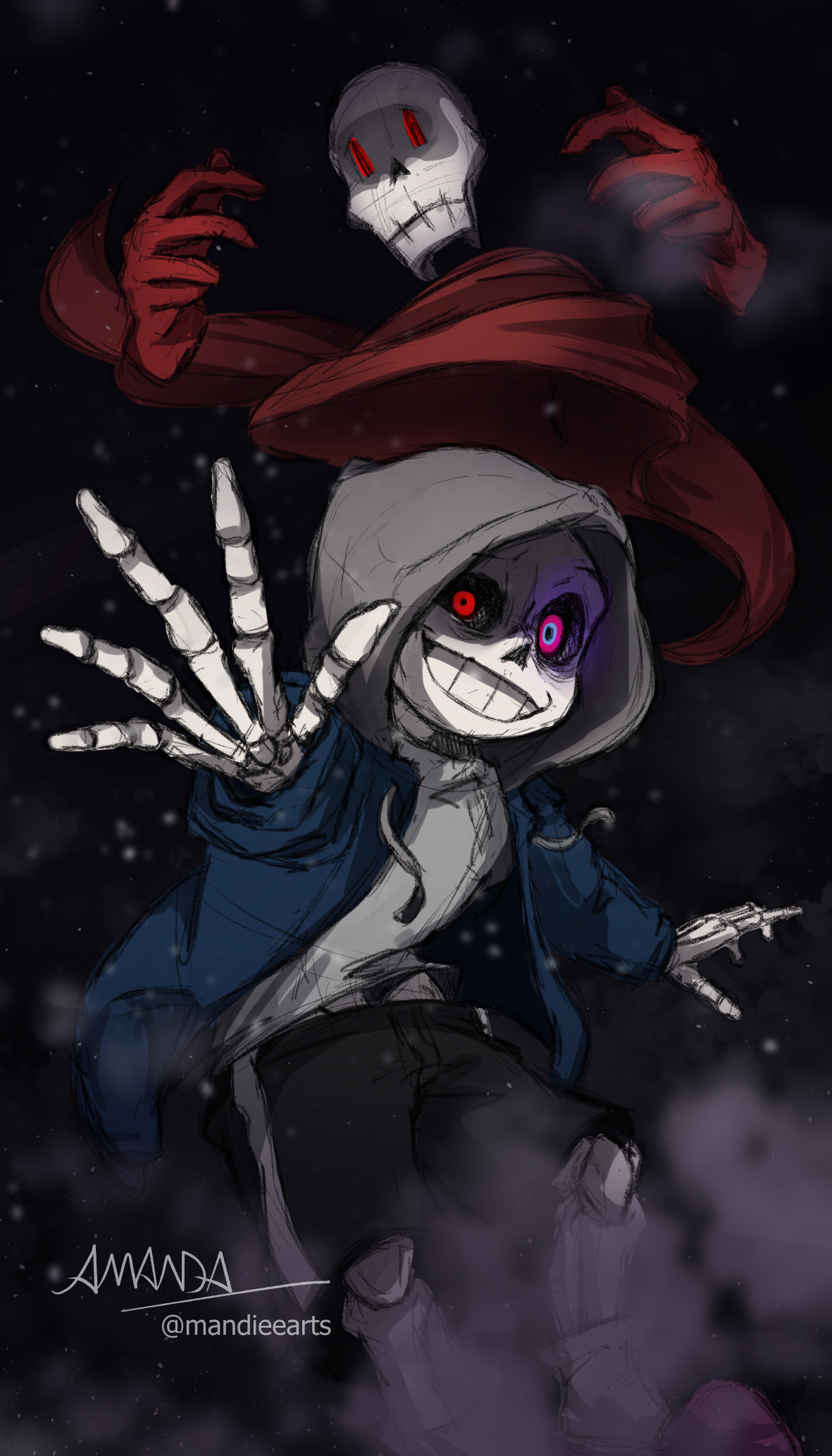 Dusttale promised Sans by BrennoC on DeviantArt