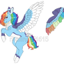 MLPHCD: Older Rainbow Dash