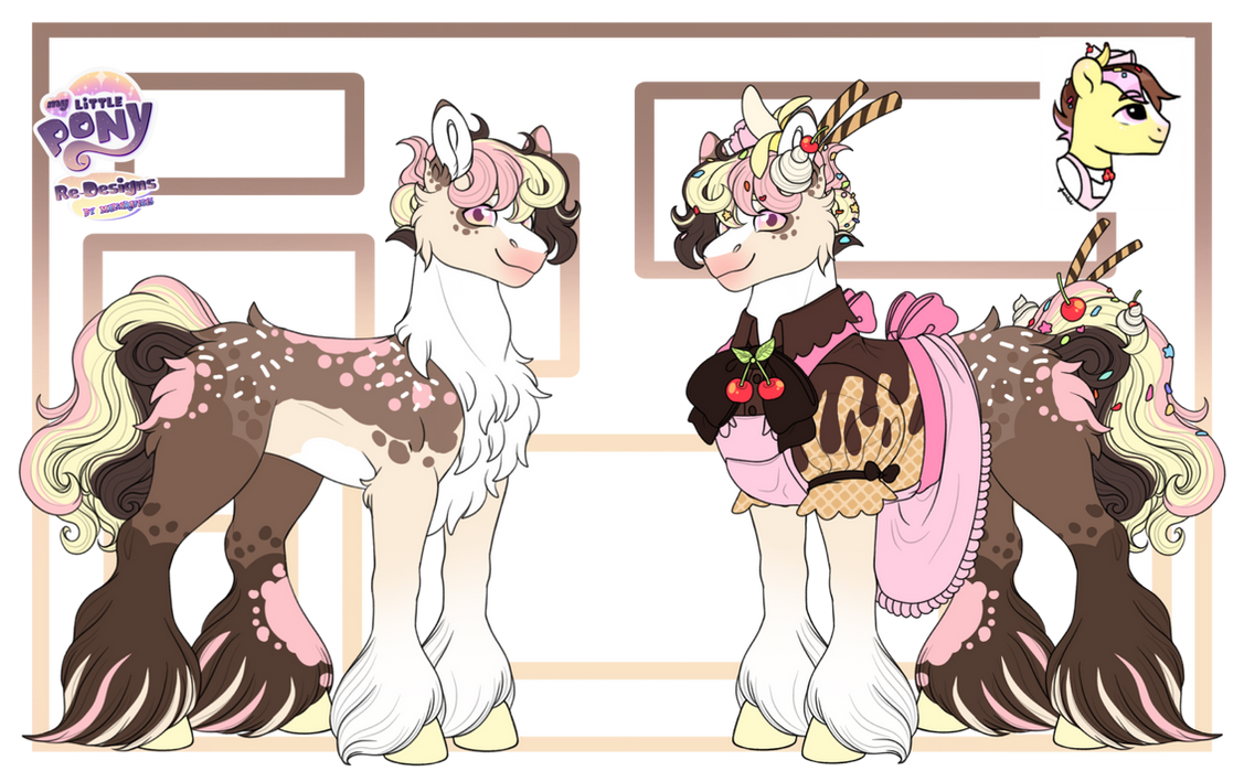 Mlp Split Custom Re-Design: Banana Split by MalinRaf1615 on DeviantArt