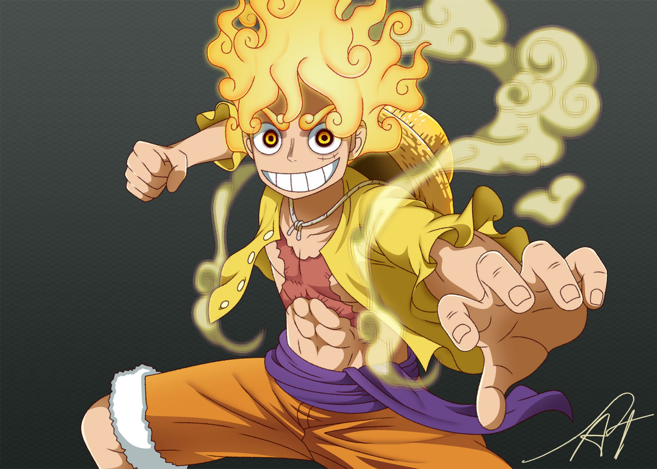 Monkey D. Luffy (Gear 5)  UPDATED by B-a-i-o-r-e-t-t-o on DeviantArt