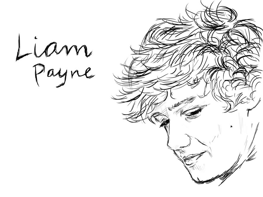 Liam Payne Sketch Wallpaper by lavenderflower23 on DeviantArt