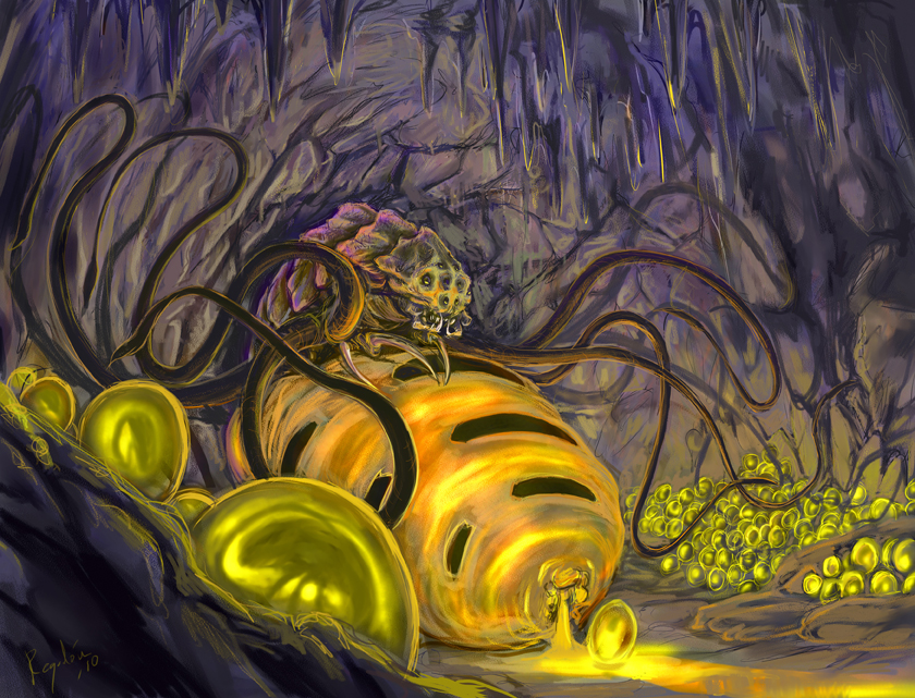 Alien Insect Queen Concept Art, Bug Queen by MiguelRegodon on DeviantArt