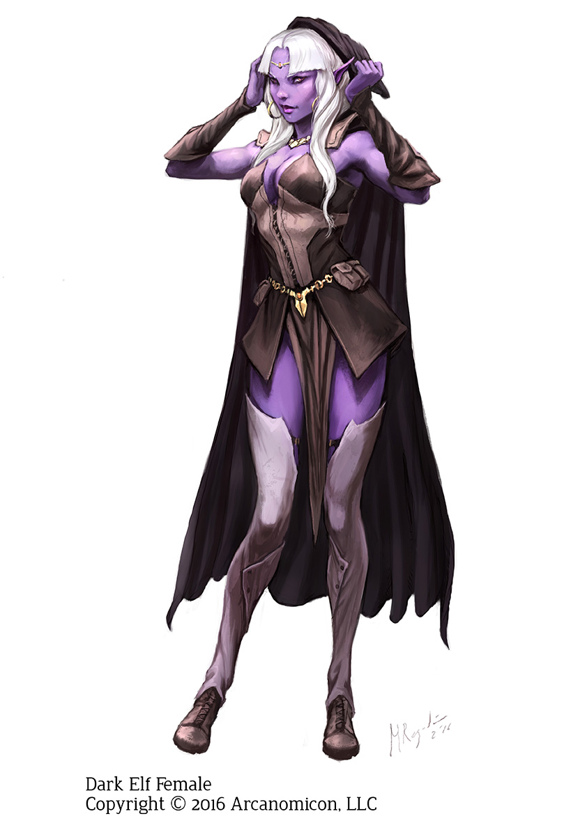 Tales of Arcana - Female Dark Elf