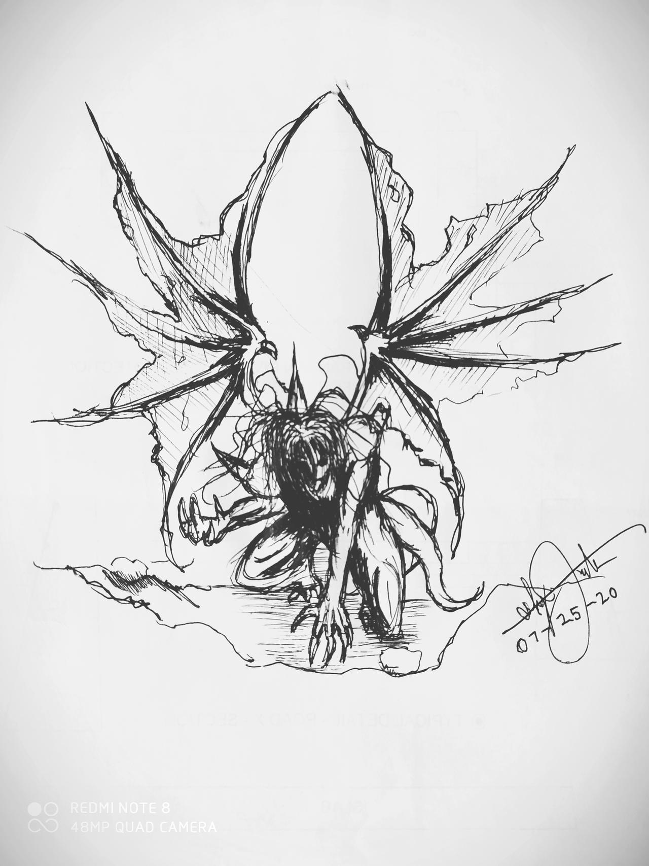 Flayed Ghoul The Winged Phantom Ghoul by davidjohn27 on DeviantArt