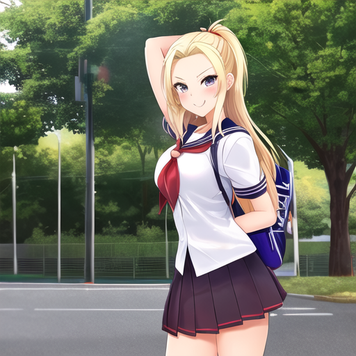 Ino Yamanaka (School Girl) by JoshuaECW21985 on DeviantArt