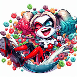 Harley Quinn (Cereal) (Ai Generated)