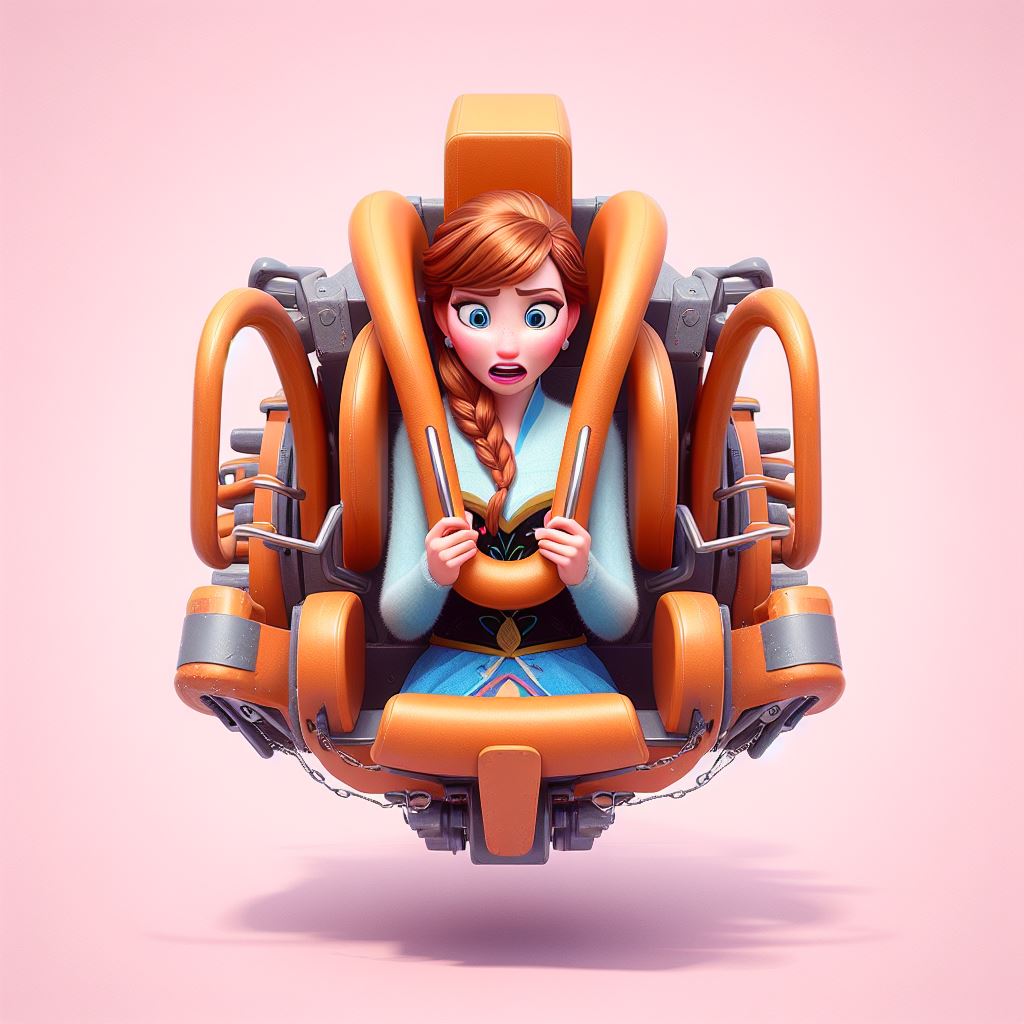 Princess Roler Coaster Deviantart Anna (Roller Coaster) (Ai Generated) by JoshuaECW21985 on DeviantArt