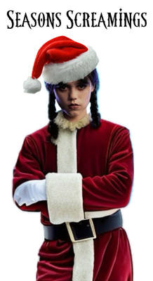 Wednesday Addams Christmas Card