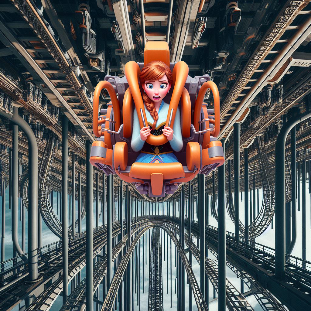 Princess Roler Coaster Deviantart Anna (Roller Coaster) (Ai Generated) by JoshuaECW21985 on DeviantArt