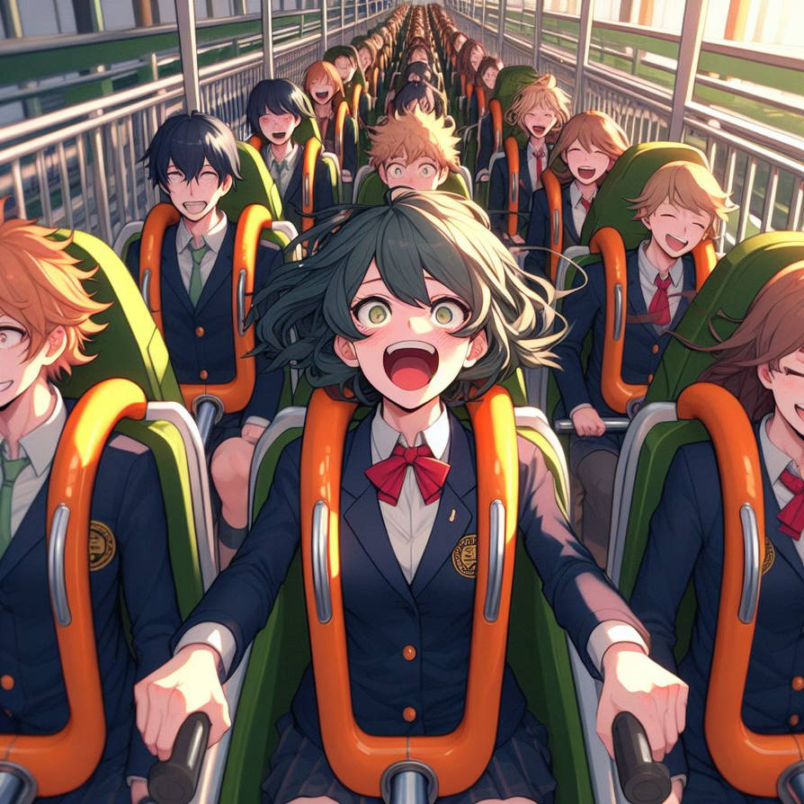 Princess Roler Coaster Deviantart Woman Riding Roller Coaster (Ai Generated) by JoshuaECW21985 on DeviantArt