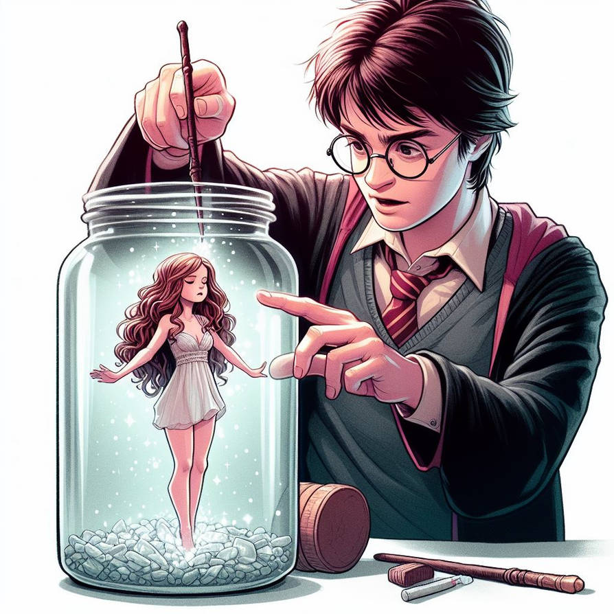Harry Potter and Hermione Granger (Ai Generated) by JoshuaECW21985 on ...
