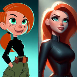 Kim Possible (AI Generated)