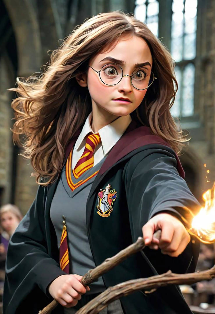 Hermione Granger (Ai Generated) by JoshuaECW21985 on DeviantArt