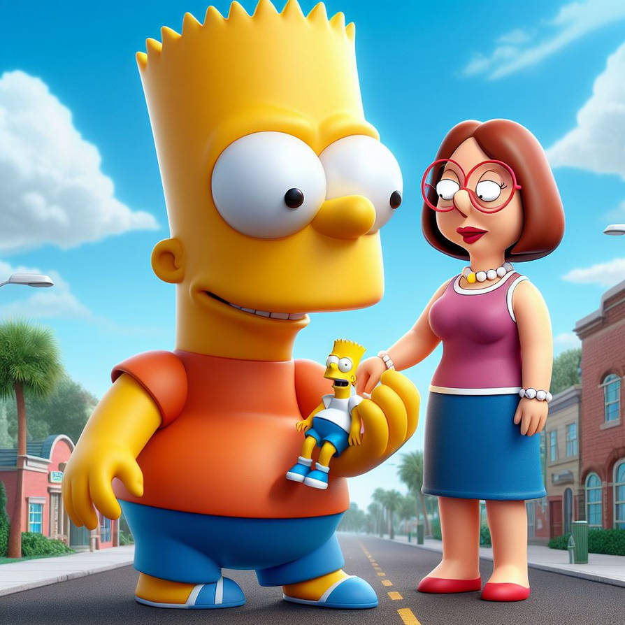 Bart Simpson And Meg Griffin AI Generated By JoshuaECW21985 On DeviantArt bart-simpson-and-meg-griffin-ai-generated-by-joshuaecw21985-on-deviantart