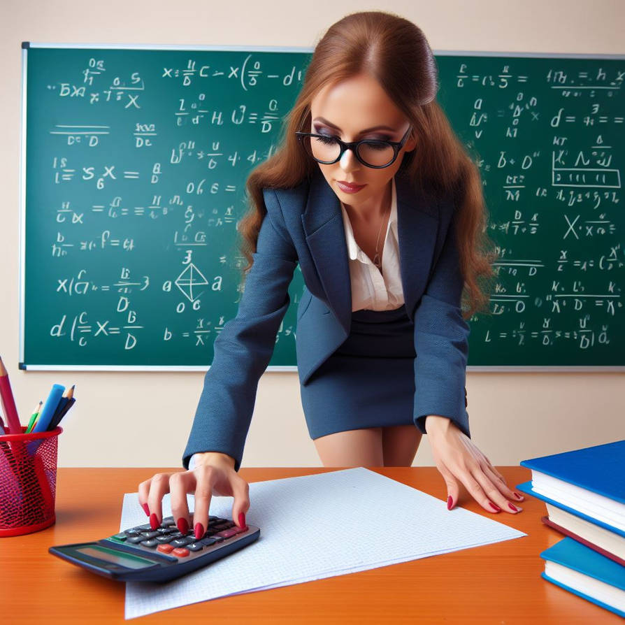 Math Teacher (Ai Generated) by JoshuaECW21985 on DeviantArt