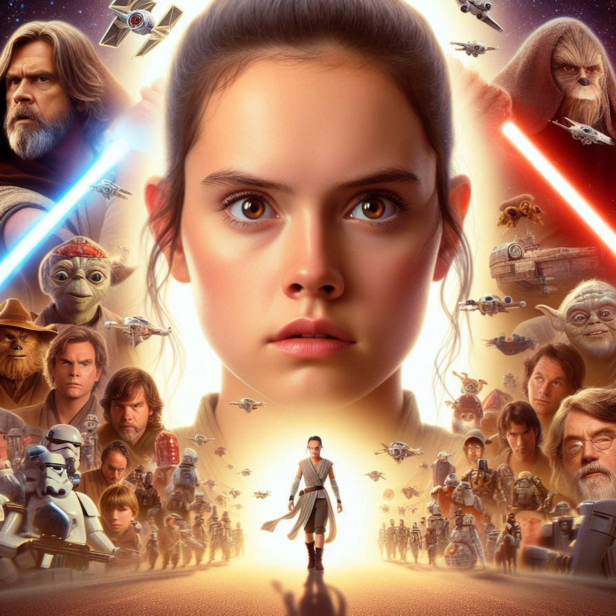 Rey Skywalker (Ai Generated) by JoshuaECW21985 on DeviantArt