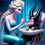 Elsa and Maleficent (Ai Generated)