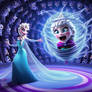 Elsa Vs. Evil Clone (AI Generated)