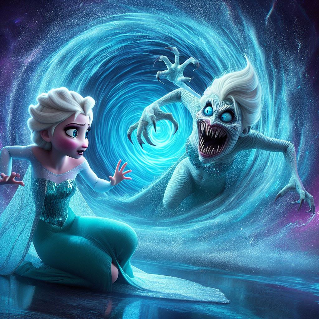 Elsa Rip Off Elsa Vs. Evil Clone (AI Generated) by JoshuaECW21985 on DeviantArt