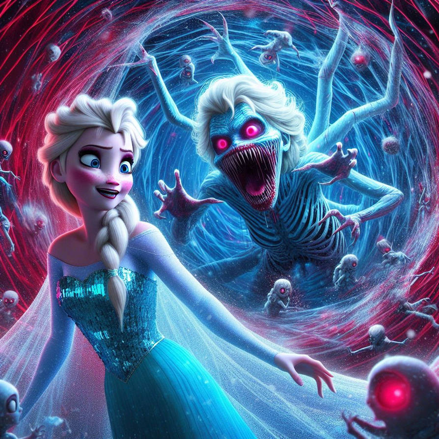 Elsa Rip Off Elsa Vs. Evil Clone (AI Generated) by JoshuaECW21985 on DeviantArt