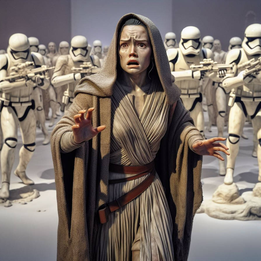 Rey Skywalker (Statue) (Ai Generated) by JoshuaECW21985 on DeviantArt