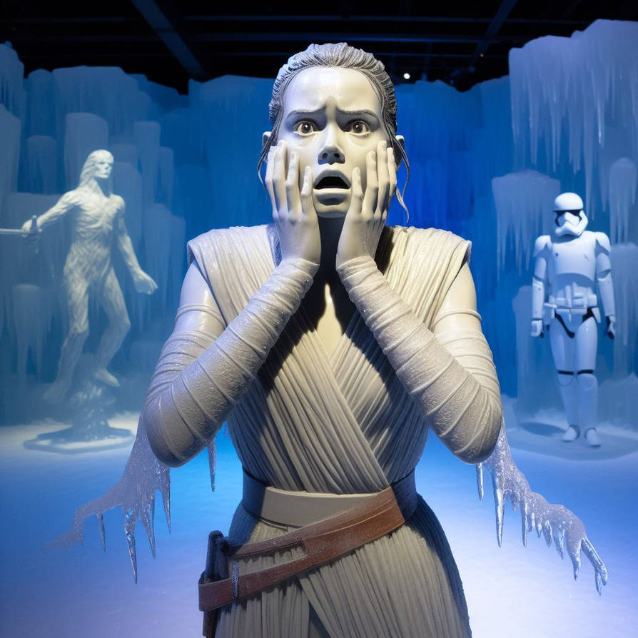 Rey Skywalker (Statue) (Ai Generated) by JoshuaECW21985 on DeviantArt