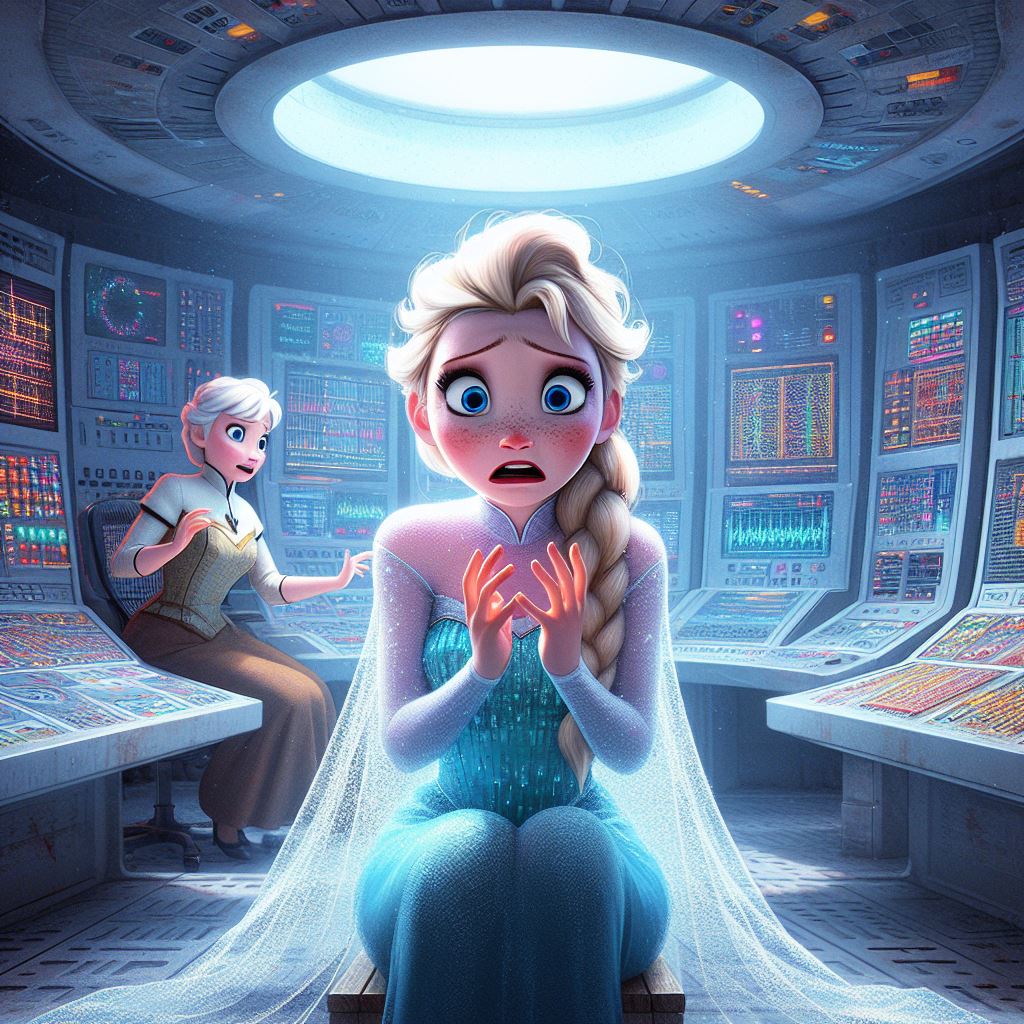 Elsa Block Bot Elsa's New Job (Ai Generated) by JoshuaECW21985 on DeviantArt