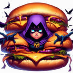Raven (Burger) (Ai Generated)