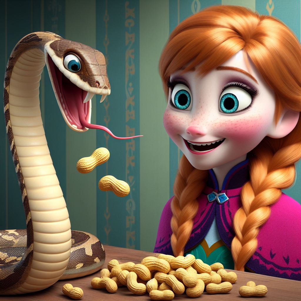 Anna's Snake (Ai Generated) by JoshuaECW21985 on DeviantArt