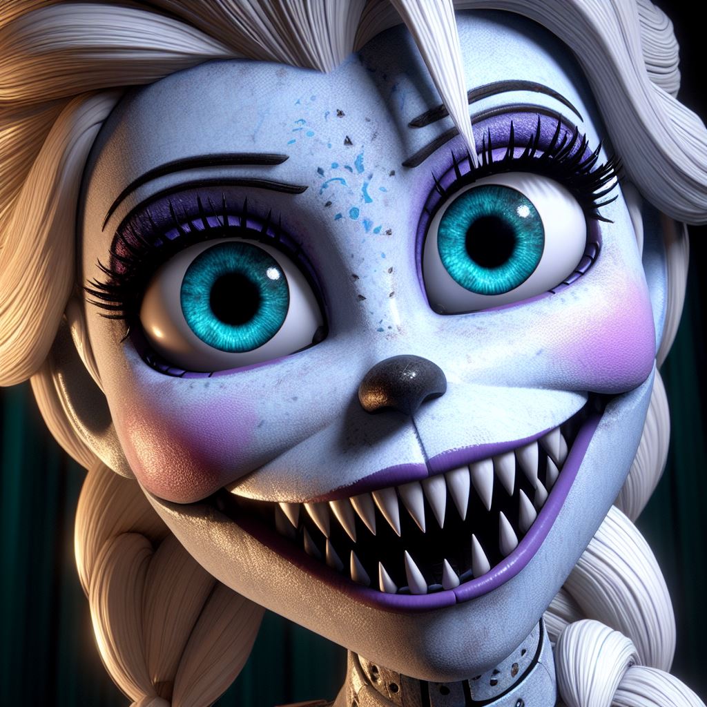 Elsa (Animatronic) (Ai Generated) by JoshuaECW21985 on DeviantArt