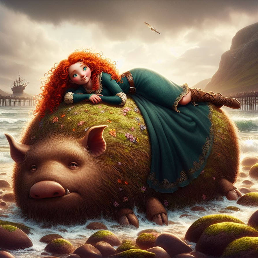 Merida (Ai Generated) by JoshuaECW21985 on DeviantArt