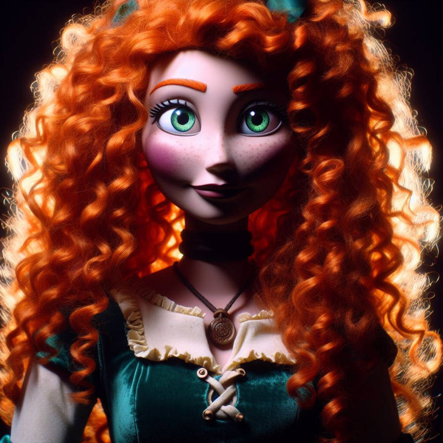 Merida (Animatronic) (Ai Generated) by JoshuaECW21985 on DeviantArt