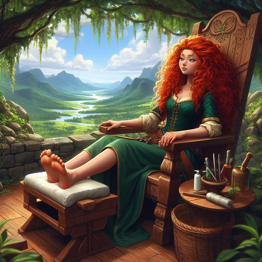 Merida (Ai Generated) by JoshuaECW21985 on DeviantArt