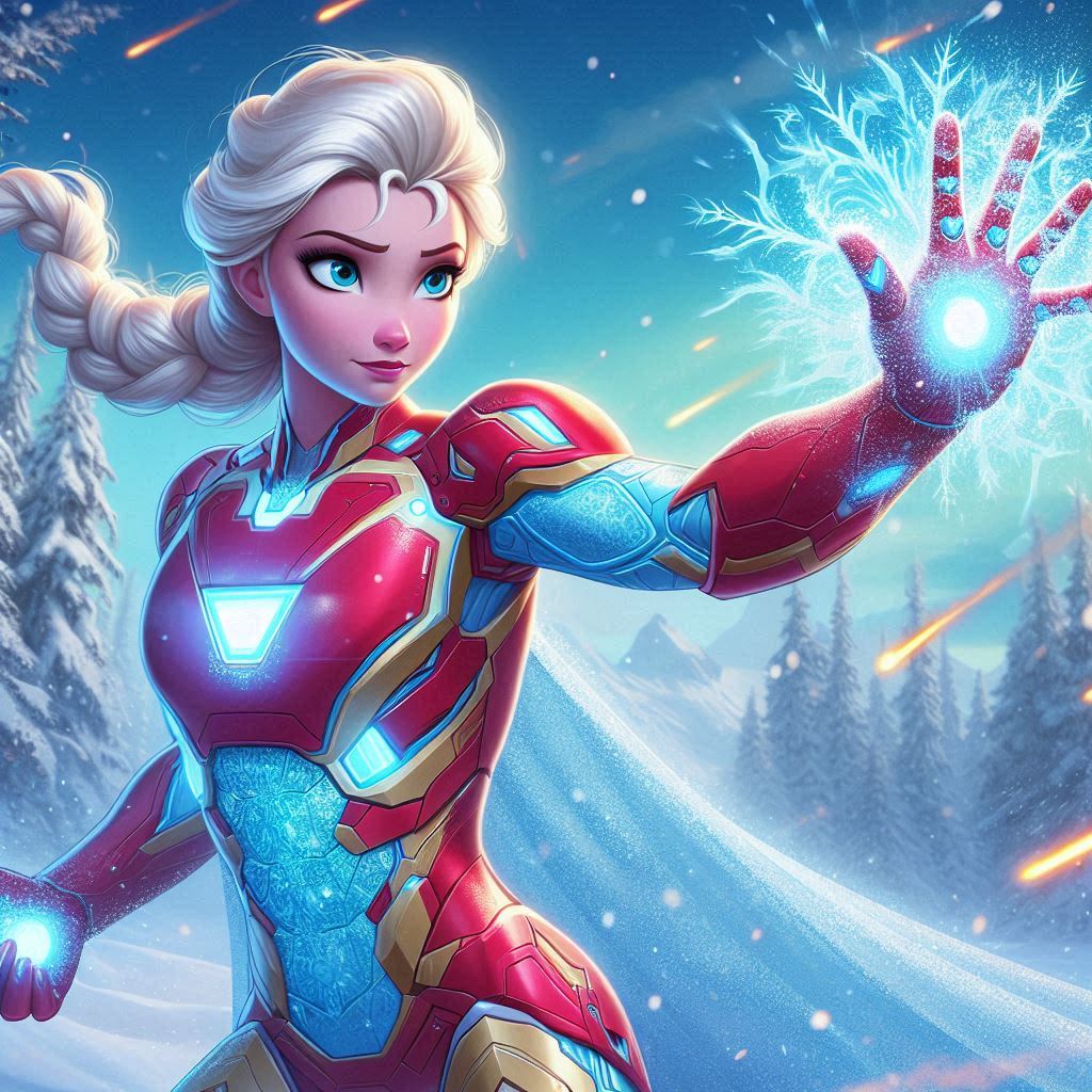 Iron Elsa Deviantart Elsa (Iron Man) (Ai Generated) by JoshuaECW21985 on DeviantArt