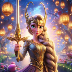 Rapunzel (Valkyrie) (Ai Generated)