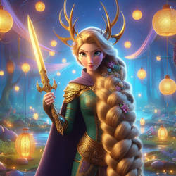 Rapunzel (Hela/Valkyrie) (Ai Generated)