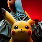 Pikachu (Pennywise) (Ai Generated)