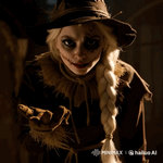 Elsa (Scarecrow) (Ai Generated) (Gif)