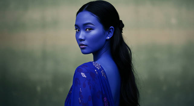 Asian (Blueberry) (Ai Generated)