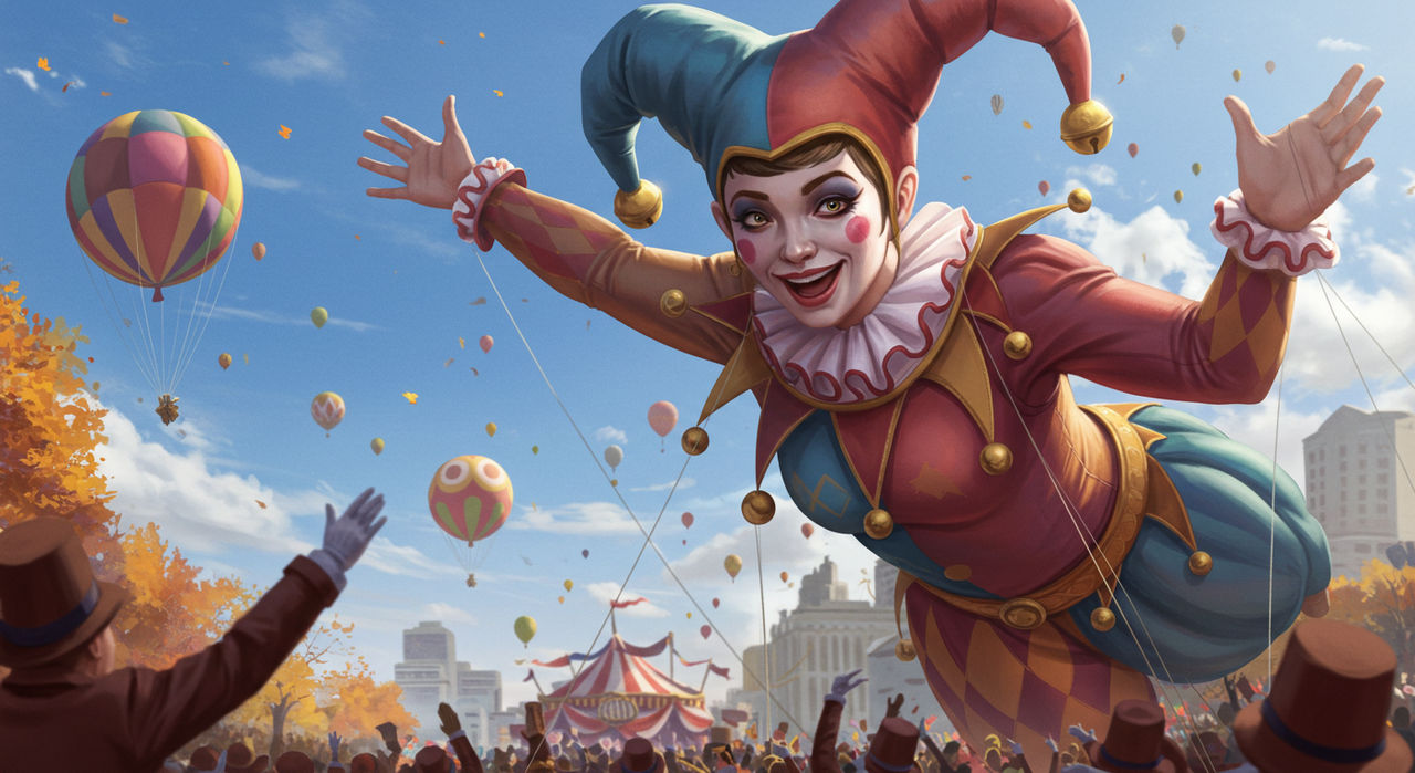 Jester Balloon Jester (Parade Balloon) (Ai Generated0) by JoshuaECW21985 on DeviantArt