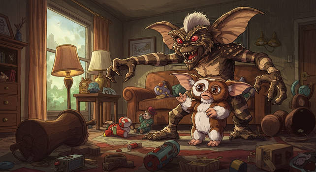 Gizmo Vs. Stripe (Ai Generated)