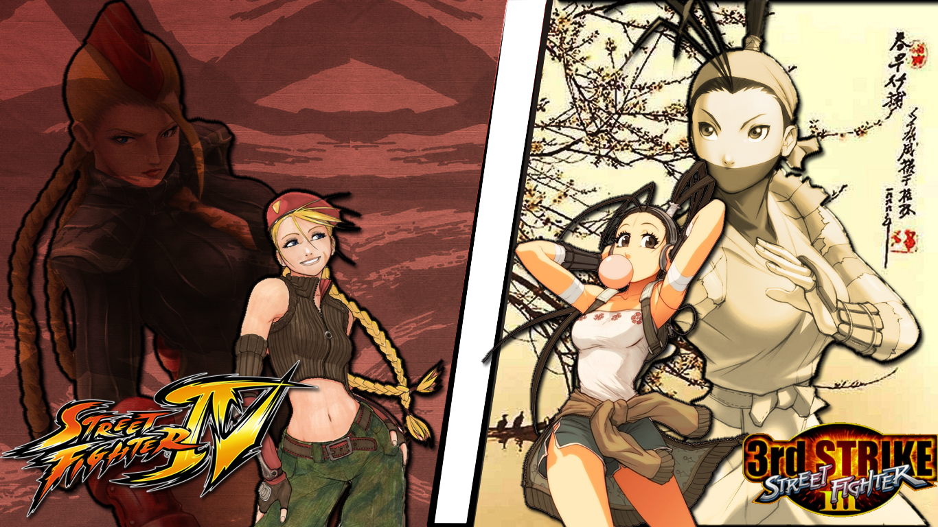 Ibuki and Cammy wallpaper