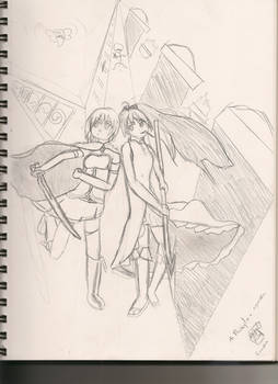 Sayaka and Kyoko First Draft