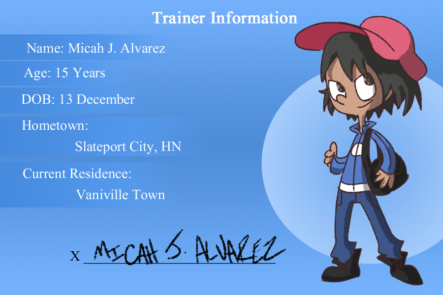 Trainer Card - Micah