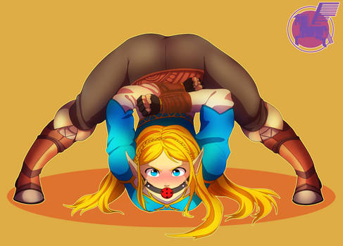Zelda Jack-O pose bondage