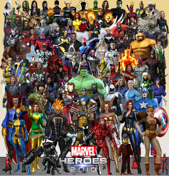 Marvel Heroes 2016 Characters by RylerRyno on DeviantArt