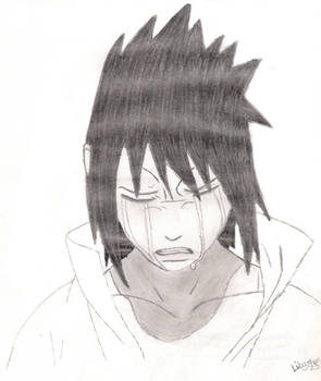 Uchiha Sasuke cry